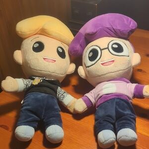 Lanky Box Adam and Justin Talking Plushies